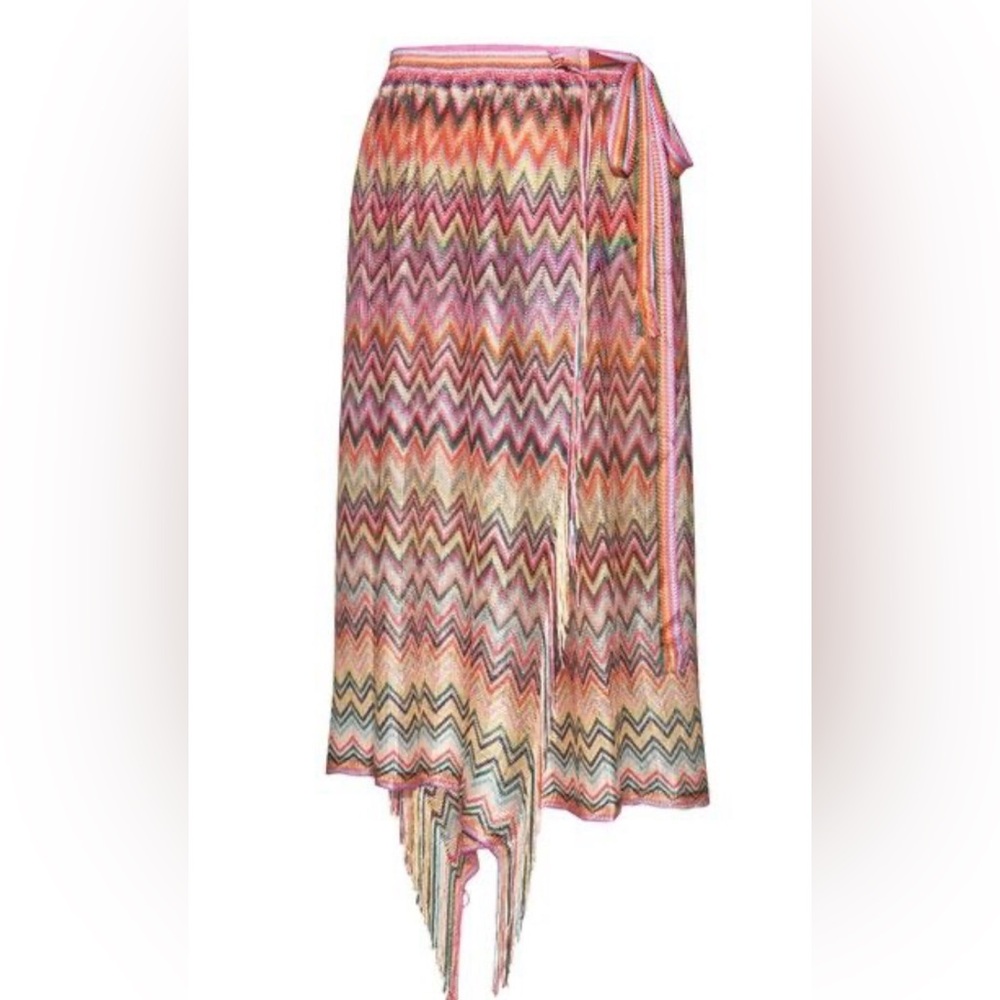 MISSONI Fringe Cover Up Skirt